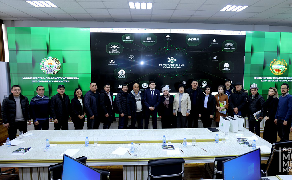 Delegation from the Kyrgyz Republic gets acquainted with the digitalization of agriculture in Uzbekistan