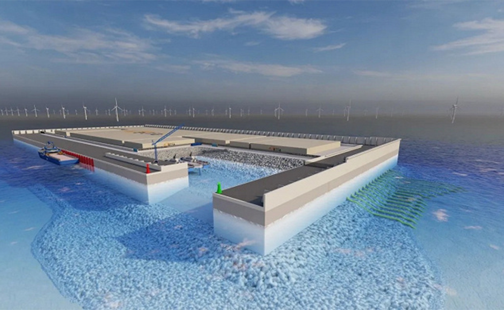 The world’s first artificial energy island