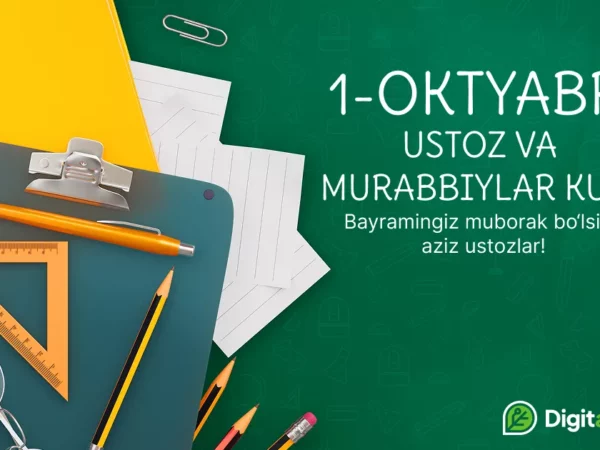 1-oktyabr – O‘qituvchi va murabbiylar kuni