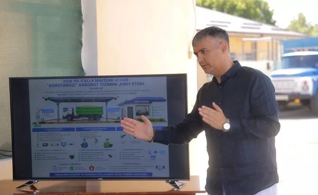 AgroTarozi tizimi orqali g‘alla qabul qilish jarayonlari to‘liq raqamlashtirilmoqda